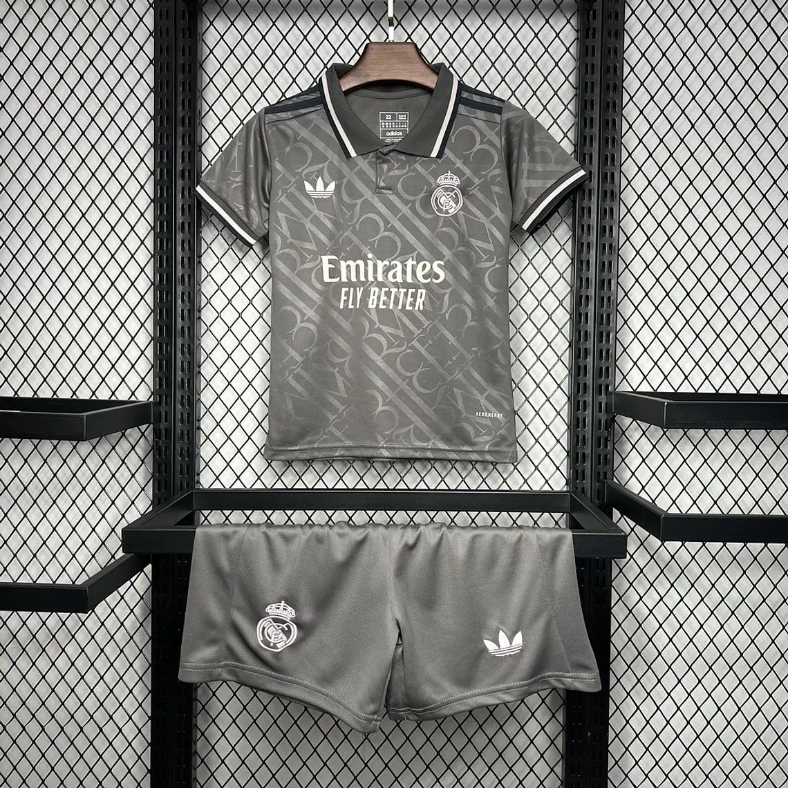 Real Madrid Third 24/25 Kit Criança 2