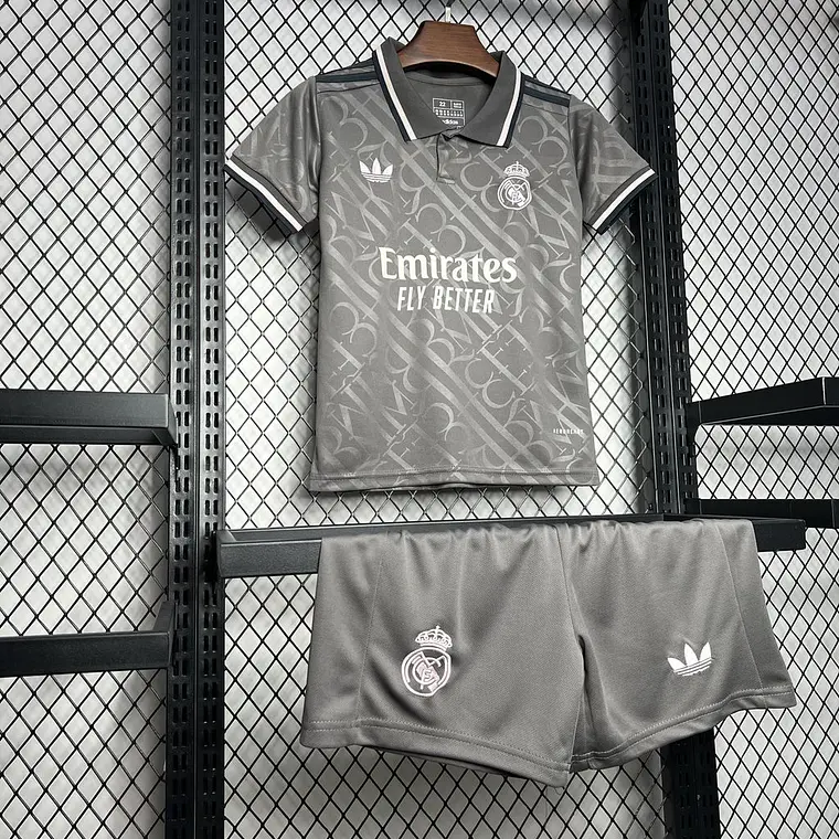 Real Madrid Third 24/25 Kit Criança 4