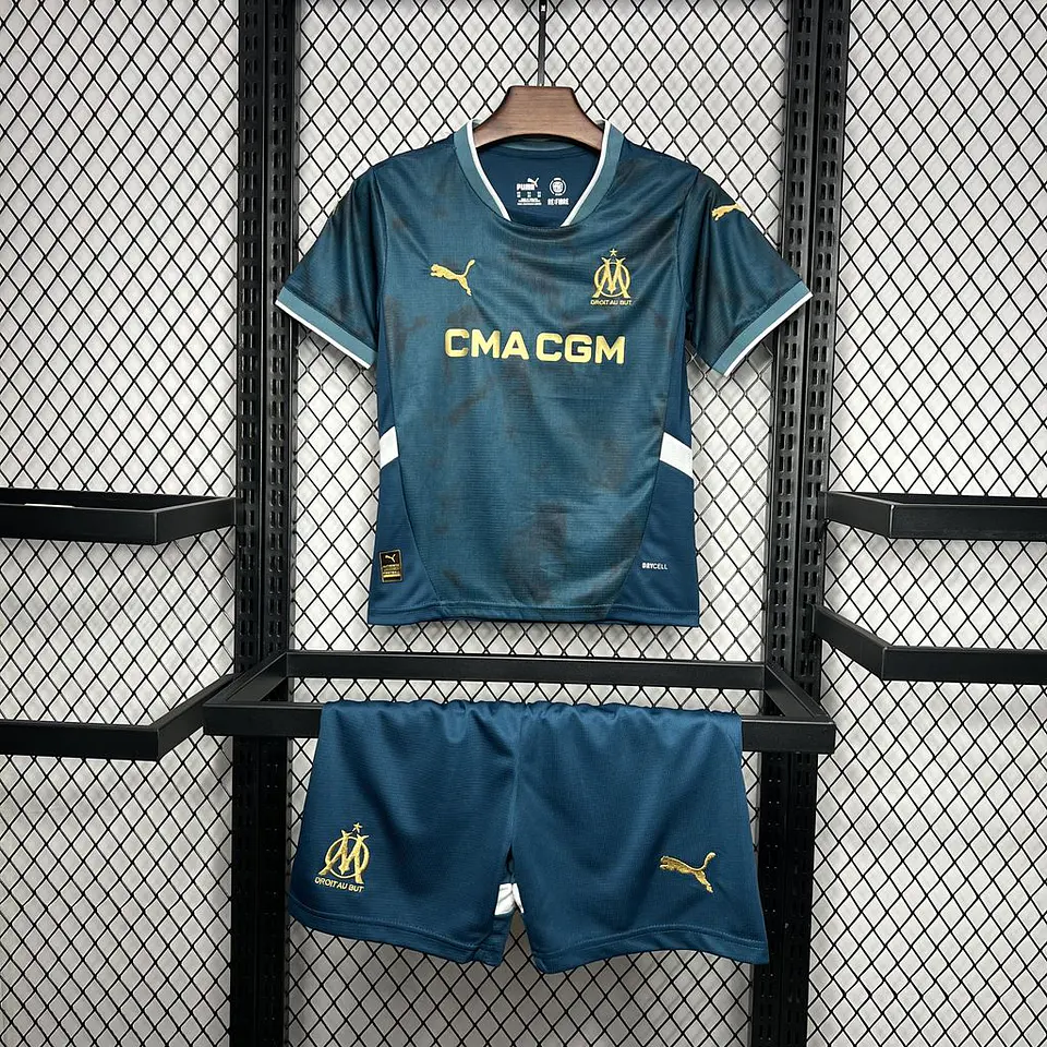 Marselha Away 24/25 Kit Criança 1