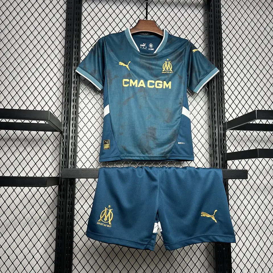 Marselha Away 24/25 Kit Criança 3