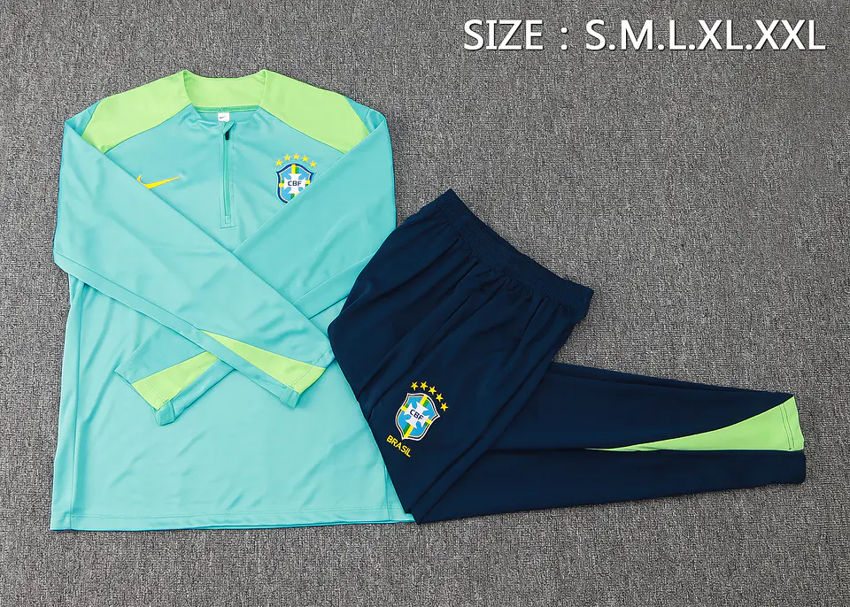 Brasil Fato Treino 1/2 Zip 24/25  1
