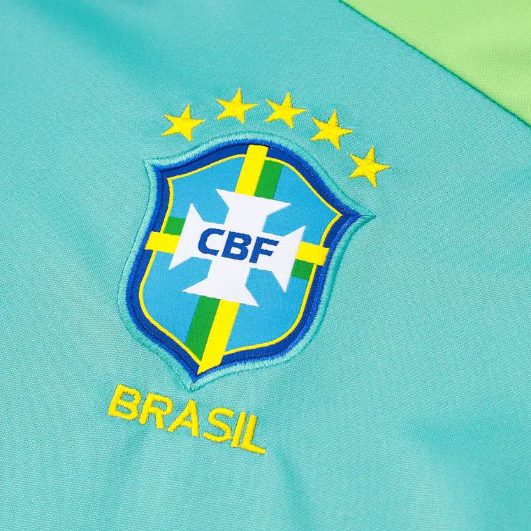 Brasil Fato Treino 1/2 Zip 24/25  3