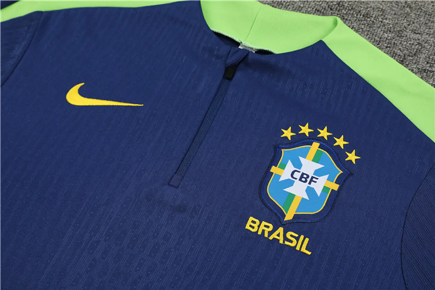 Brasil Fato Treino 1/2 Zip 24/25  3