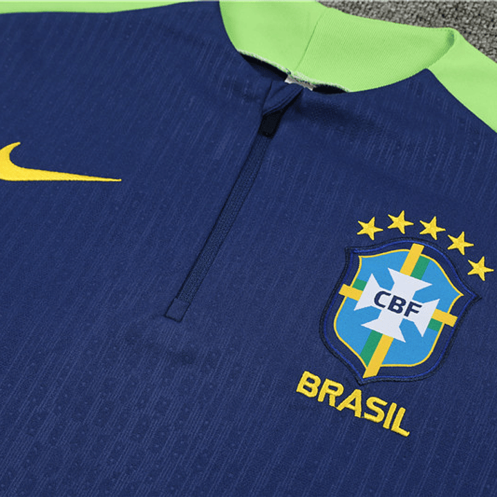 Brasil Fato Treino 1/2 Zip 24/25  3