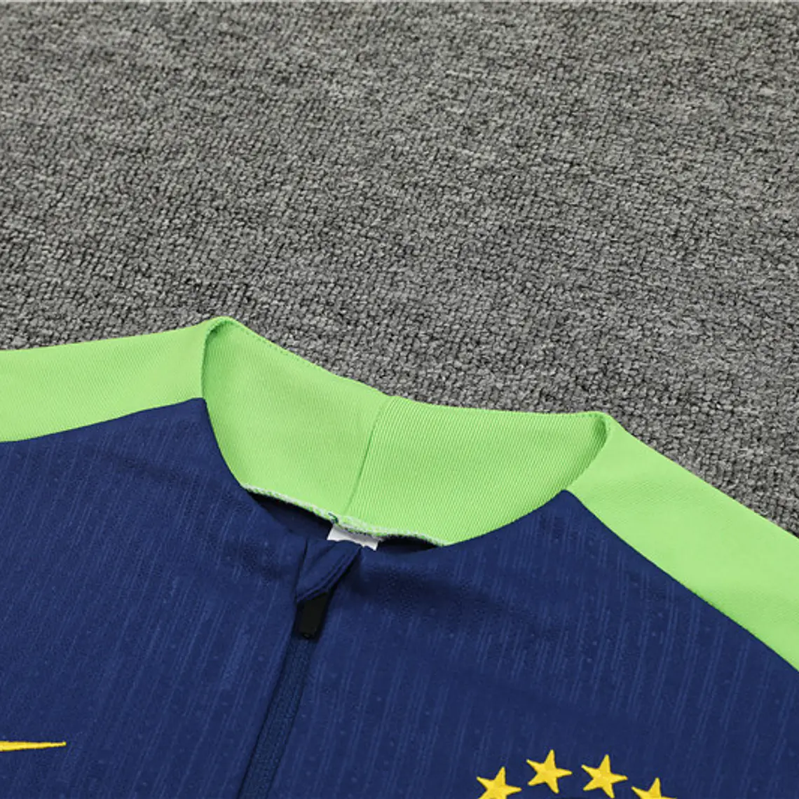 Brasil Fato Treino 1/2 Zip 24/25  4
