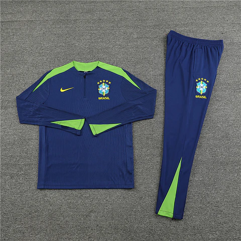 Brasil Fato Treino 1/2 Zip 24/25 