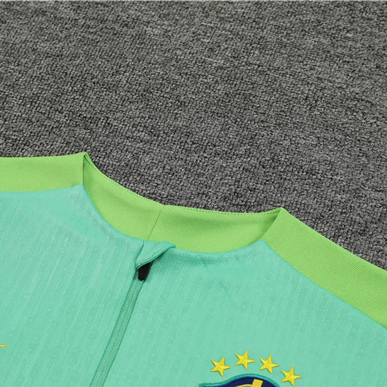 Brasil Fato Treino 1/2 Zip 24/25  4