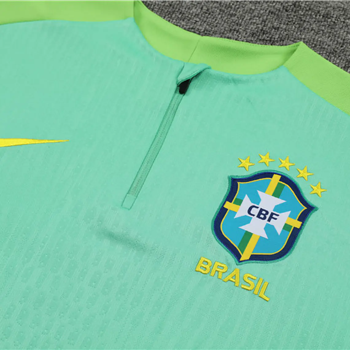 Brasil Fato Treino 1/2 Zip 24/25  3