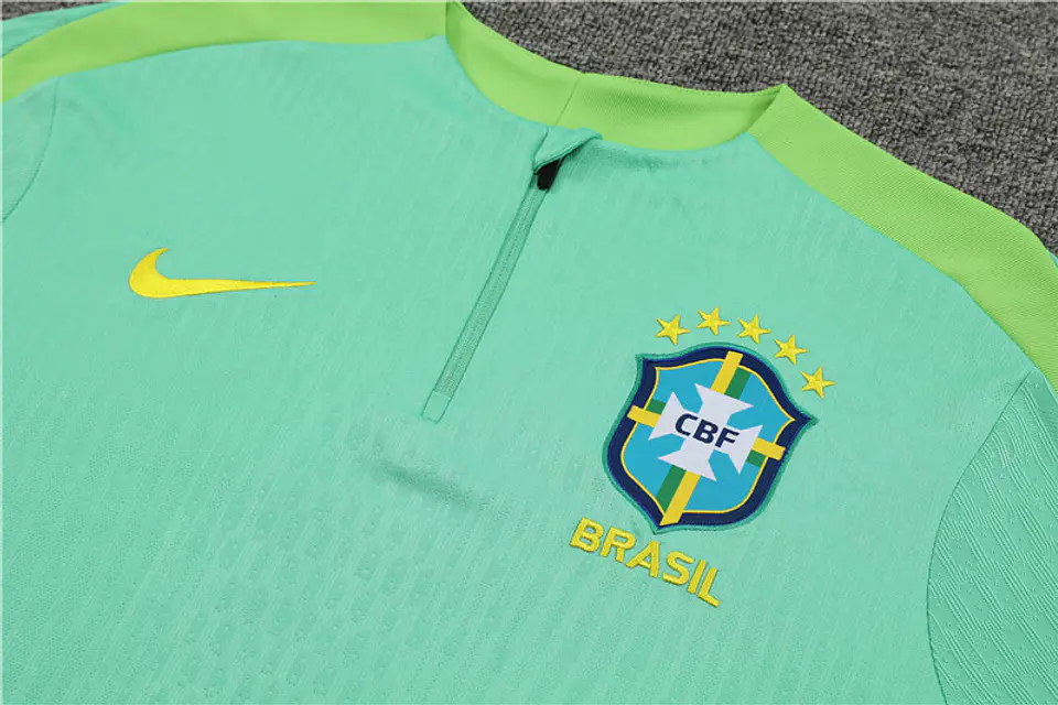 Brasil Fato Treino 1/2 Zip 24/25  3