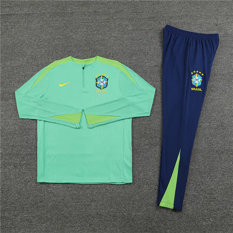 Brasil Fato Treino 1/2 Zip 24/25  1