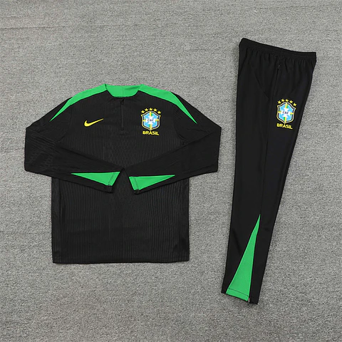 Brasil Fato Treino 1/2 Zip 24/25 