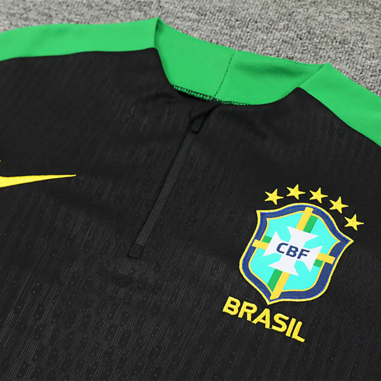 Brasil Fato Treino 1/2 Zip 24/25  4