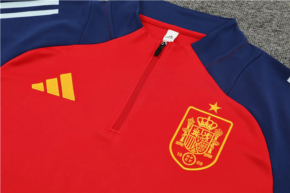 Espanha Fato Treino 1/2 Zip 24/25 4