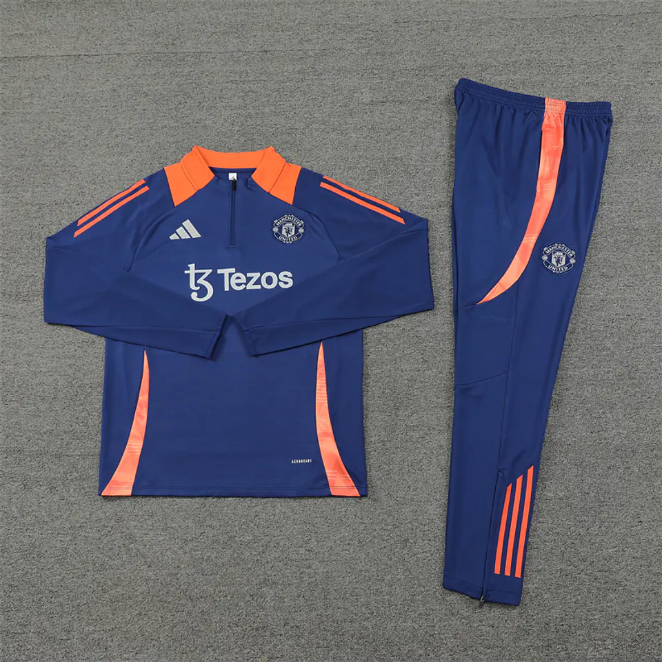 Manchester United Fato Treino 1/2 Zip 24/25  1