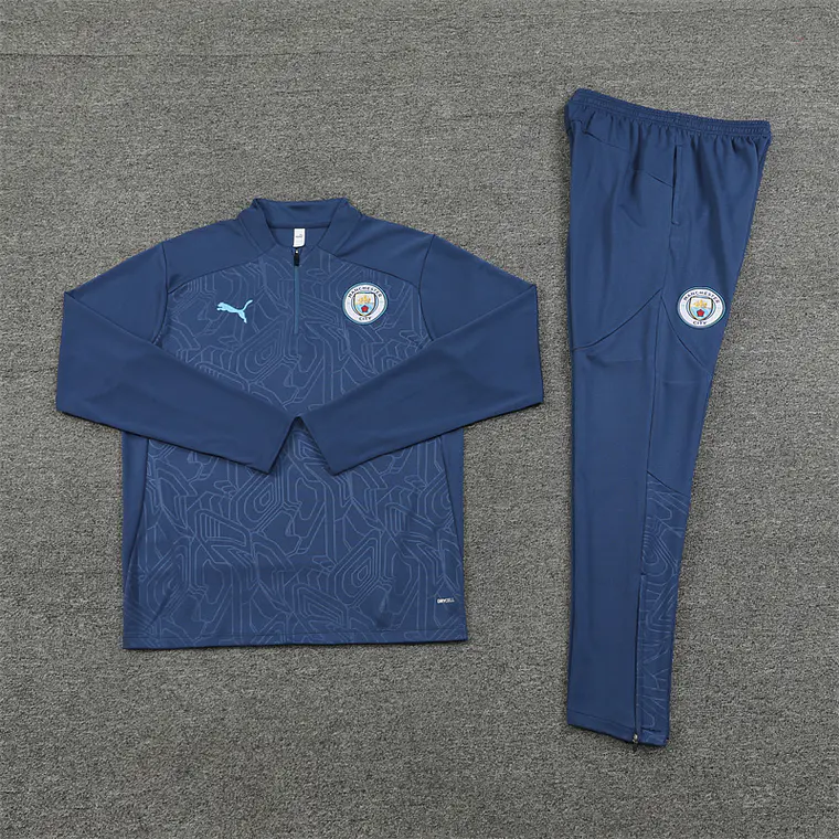 Manchester City Fato Treino 1/2 Zip 24/25  2
