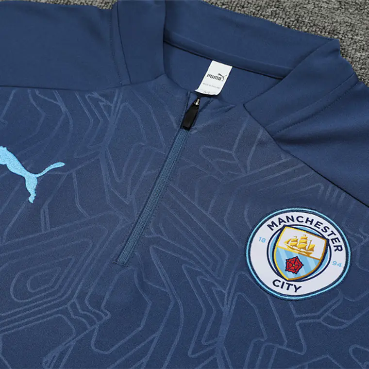 Manchester City Fato Treino 1/2 Zip 24/25  1