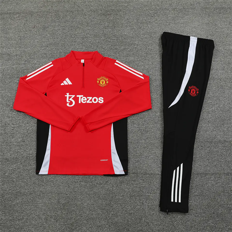 Manchester United Fato Treino 1/2 Zip 24/25  1