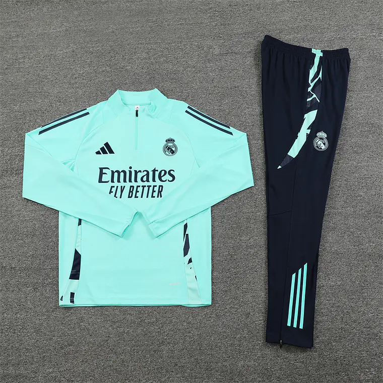 Real Madrid Fato Treino 1/2 Zip 24/25 1