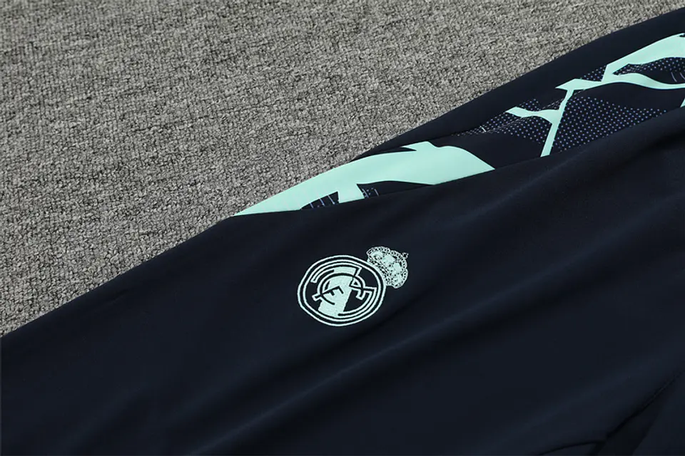 Real Madrid Fato Treino 1/2 Zip 24/25 8