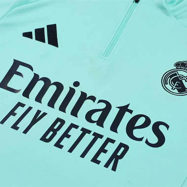 Real Madrid Fato Treino 1/2 Zip 24/25 4