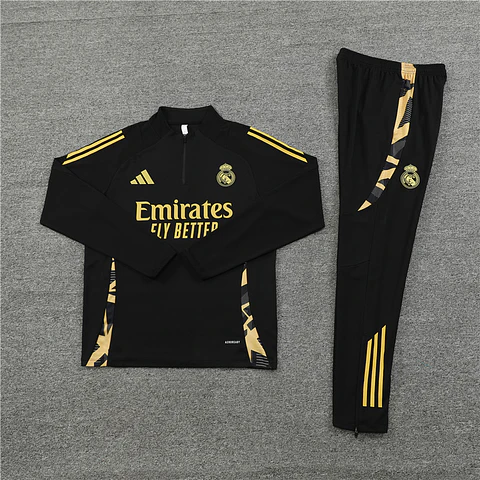 Real Madrid Fato Treino 1/2 Zip 24/25
