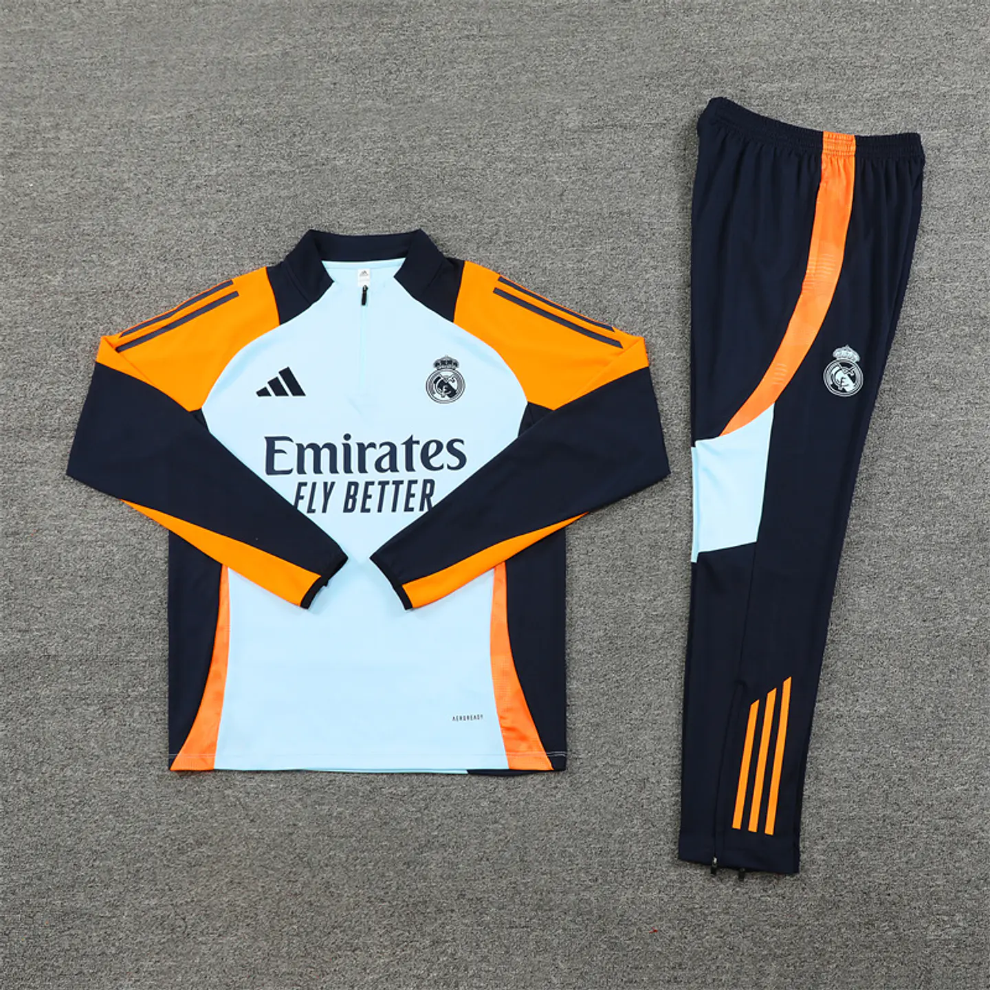 Real Madrid Fato Treino 1/2 Zip 24/25 1