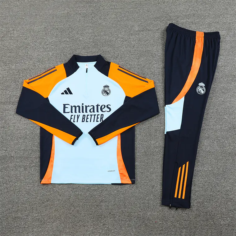 Real Madrid Fato Treino 1/2 Zip 24/25 1