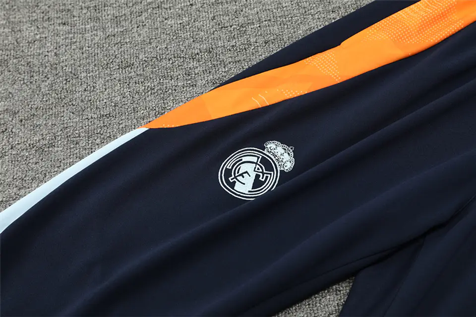 Real Madrid Fato Treino 1/2 Zip 24/25 9