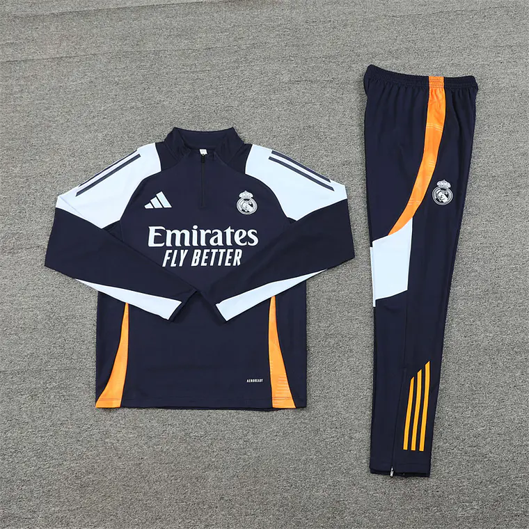 Real Madrid Fato Treino 1/2 Zip 24/25 1