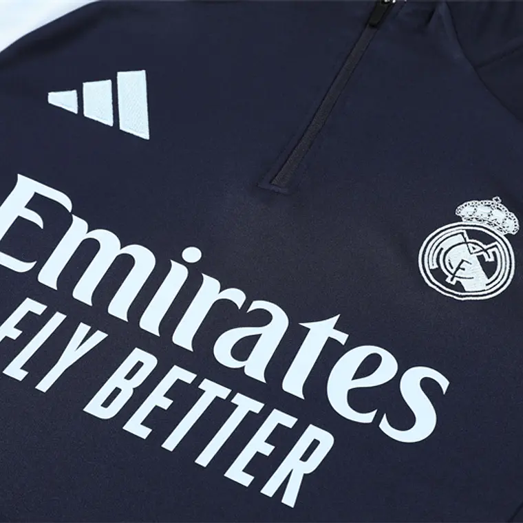 Real Madrid Fato Treino 1/2 Zip 24/25 3
