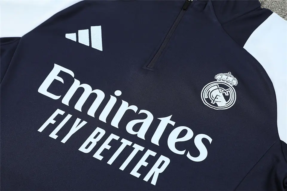 Real Madrid Fato Treino 1/2 Zip 24/25 3