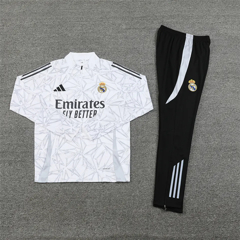 Real Madrid Fato Treino 1/2 Zip 24/25 1