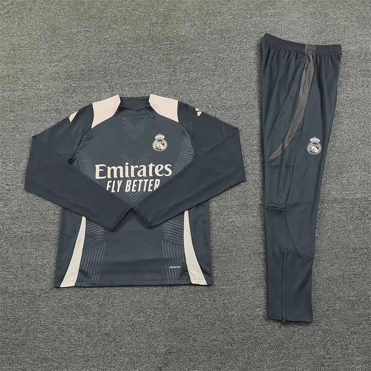 Real Madrid Fato Treino 1/2 Zip 24/25 1