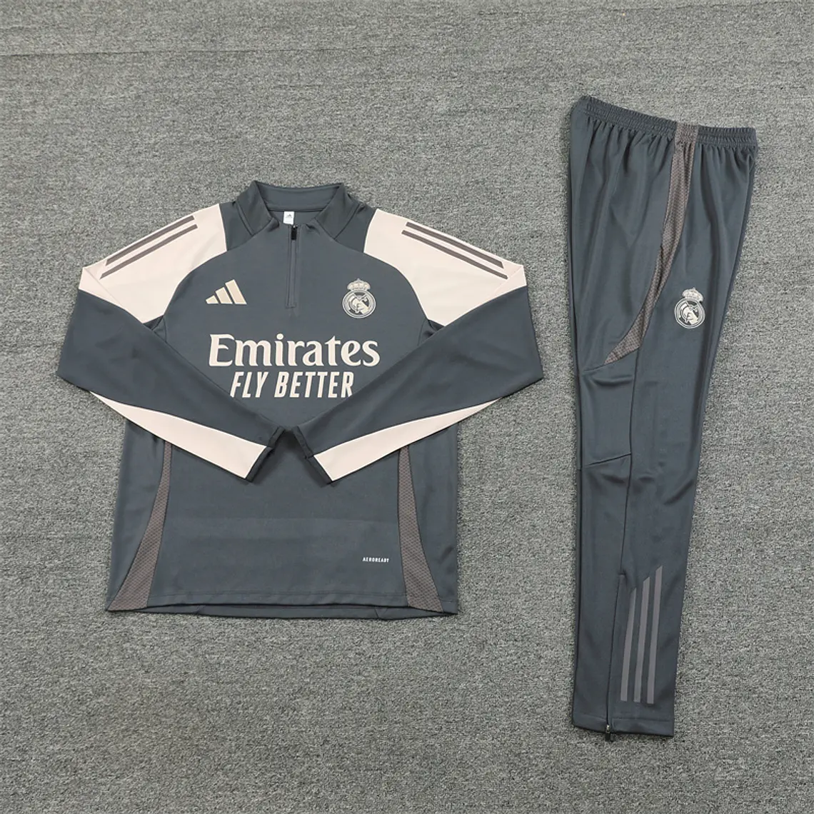 Real Madrid Fato Treino 1/2 Zip 24/25 1