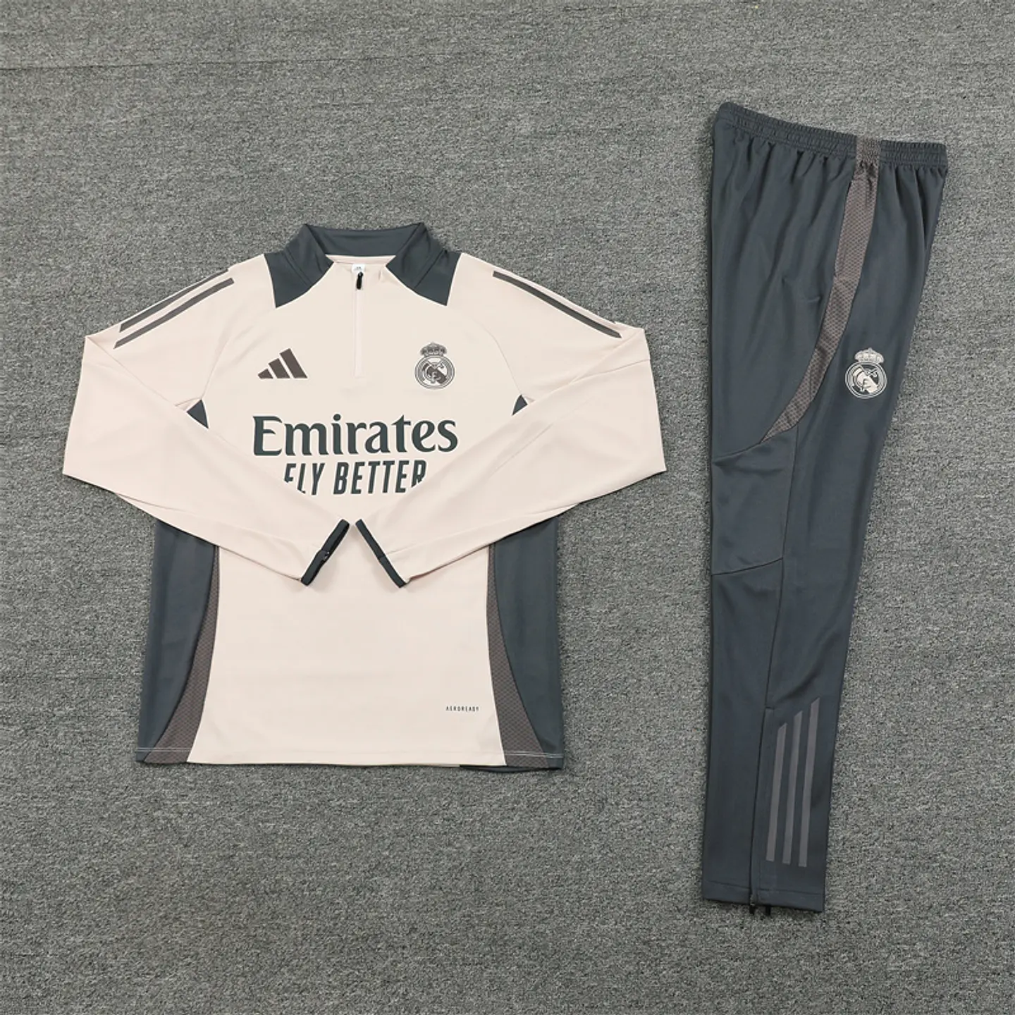 Real Madrid Fato Treino 1/2 Zip 24/25 1