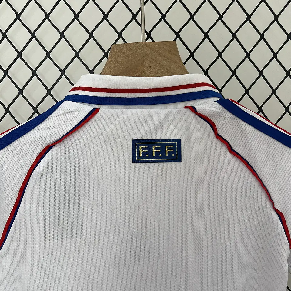 França Away 1998 Kit Criança 7