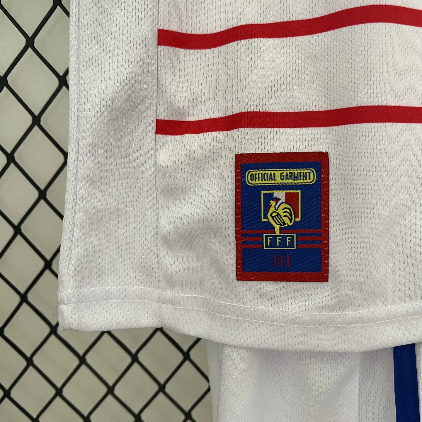 França Away 1998 Kit Criança 8