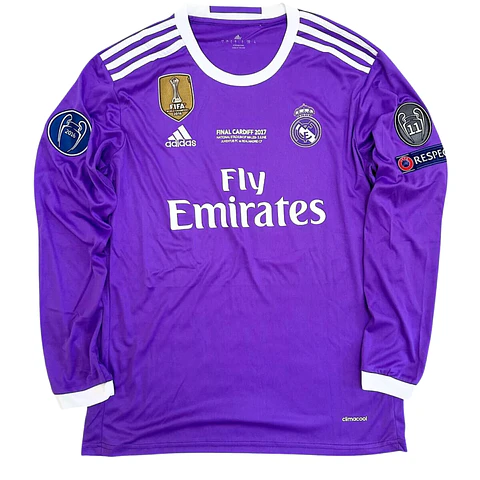 Real Madrid Away 16/17 Manga Longa