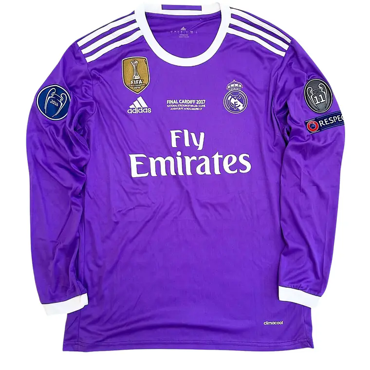 Real Madrid Away 16/17 Manga Longa 1