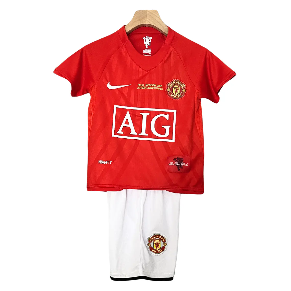 Manchester United Home 07/08 Kit Criança 1