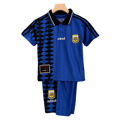 Argentina Away 1994 Kit Criança