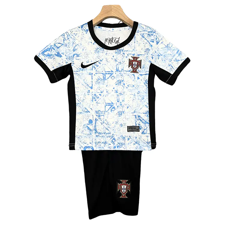 Portugal Away Euro 2024 Kit Criança 1