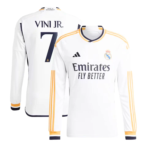 Real Madrid Home 23/24 Manga Longa 