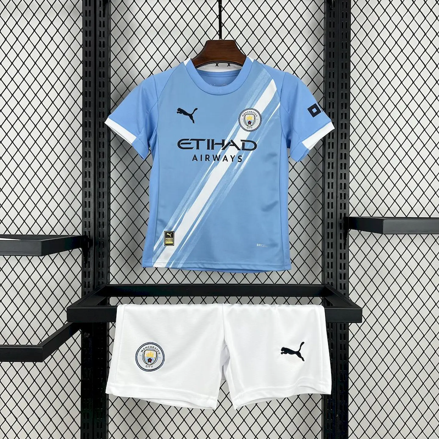 Manchester City Home 25/26 Kit Criança 2