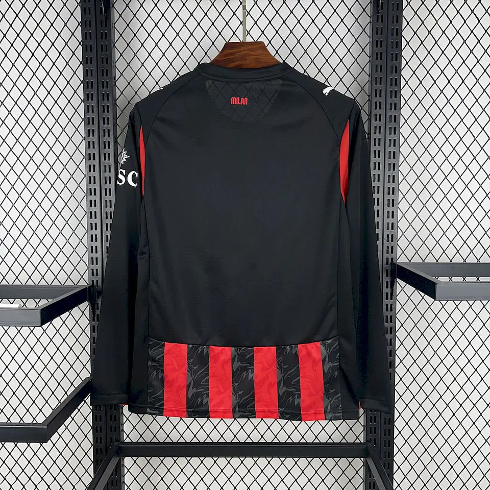 Milan Home 25/26 Manga Longa  3