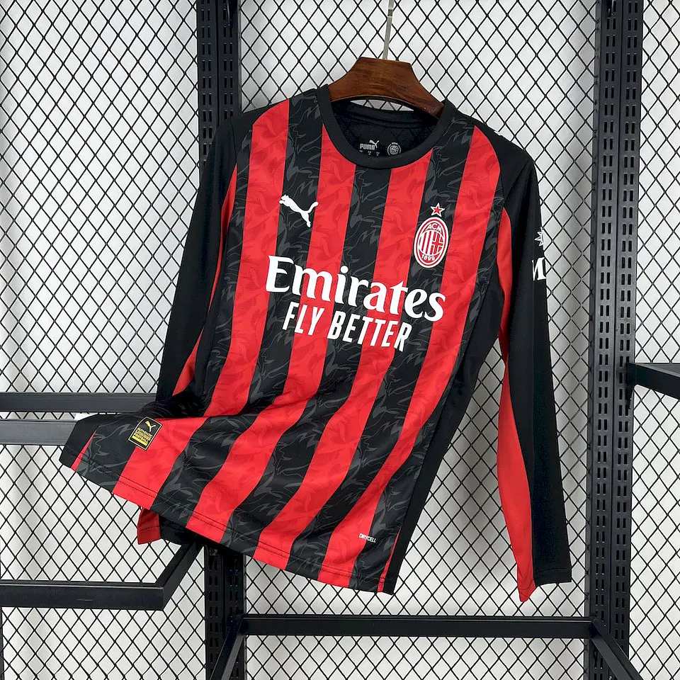 Milan Home 25/26 Manga Longa  2