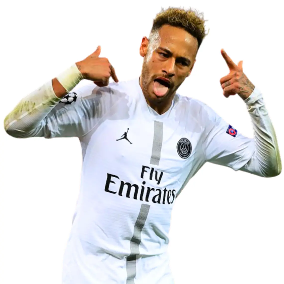 PSG Branca 18/19 Manga Longa 1