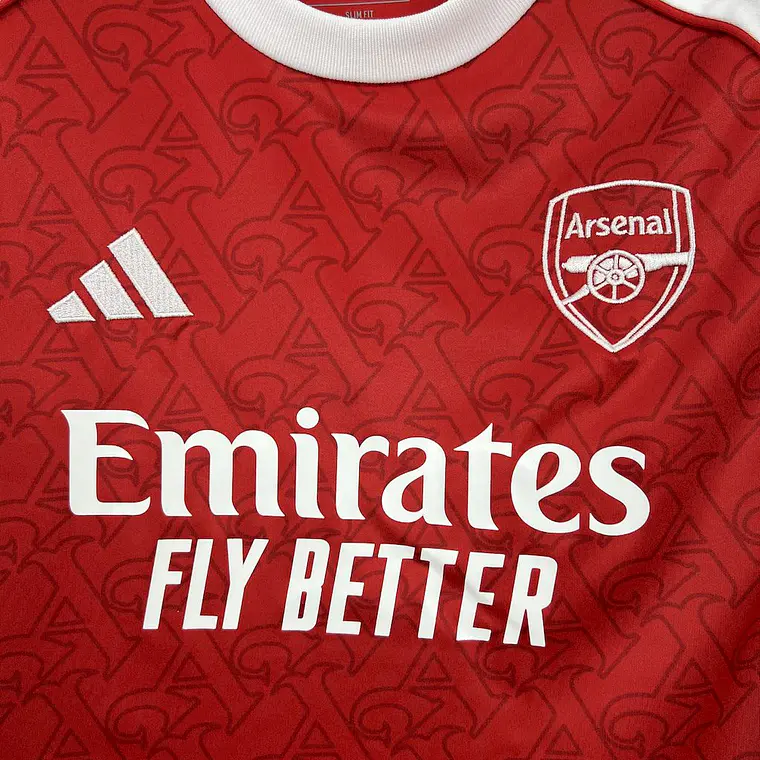 Arsenal Home 25/26 Kit Criança 6