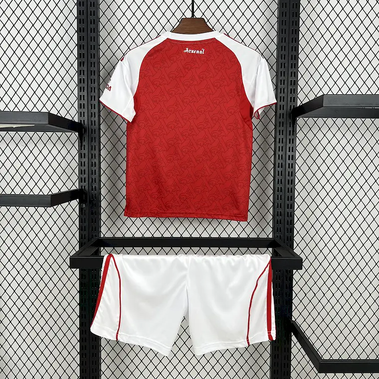 Arsenal Home 25/26 Kit Criança 3