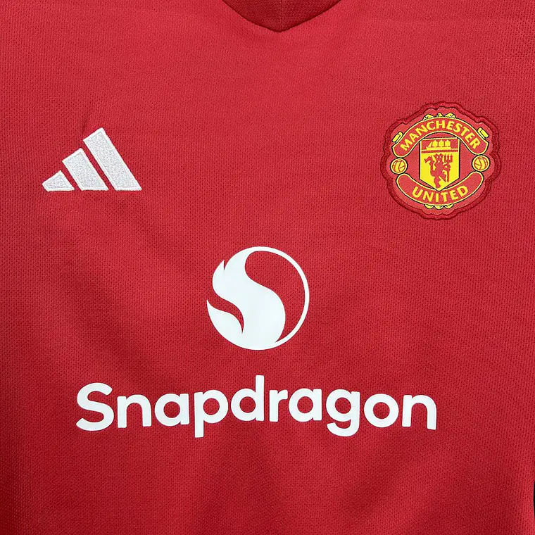 Manchester United Home 25/26 Kit Criança 5